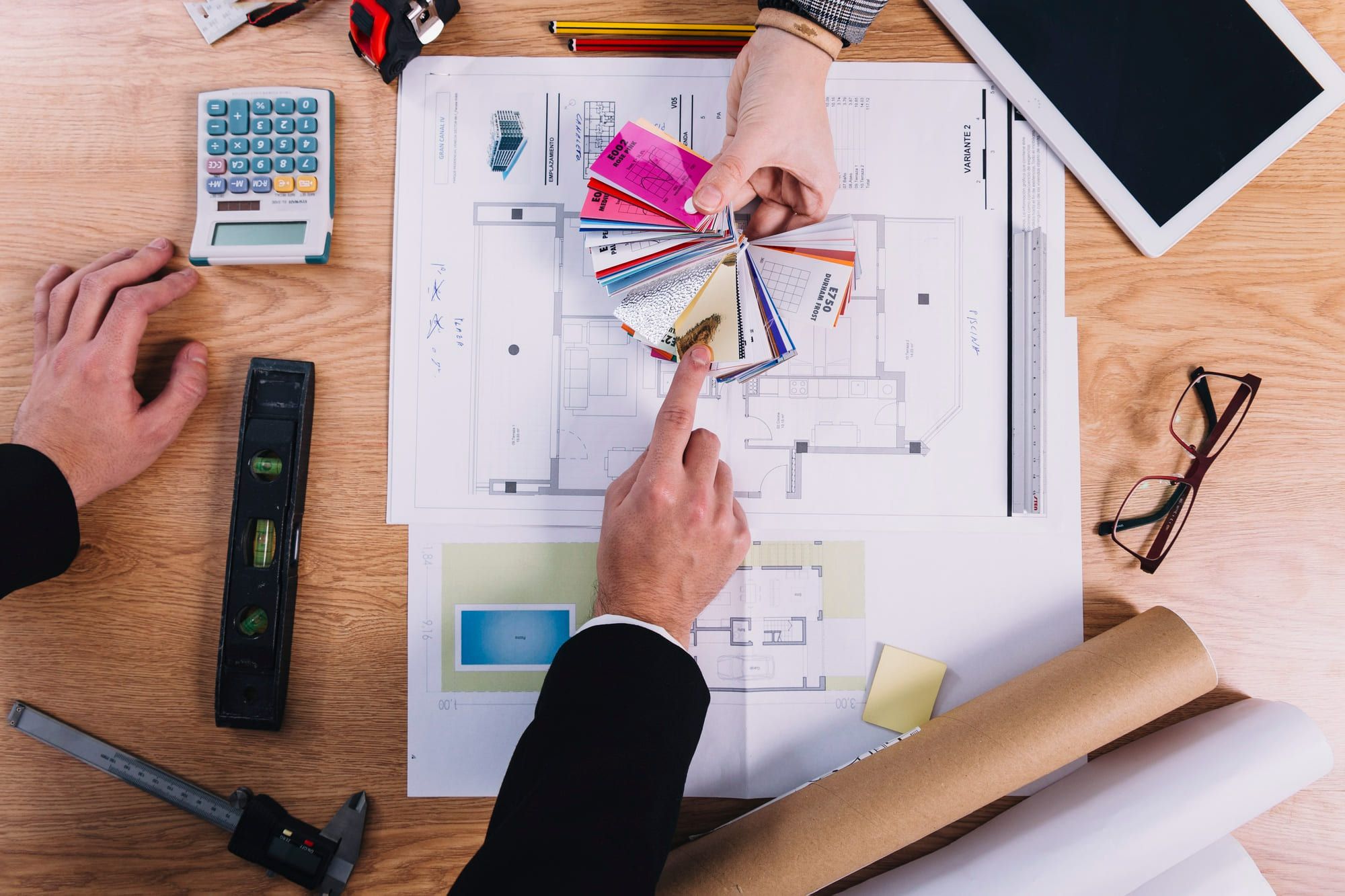 A Architecture and engineering services Quebec showing detailed architectural drawing used by architects and builders for building design and construction planning.